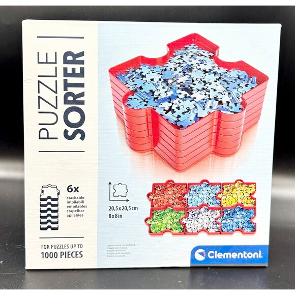 Clementoni set of 6 Puzzle Sorter Trays - Picture 1 of 4